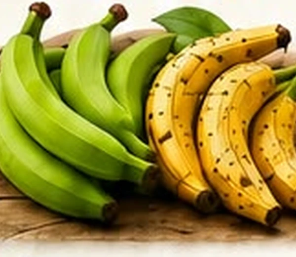 Plátanos verdes y maduros
