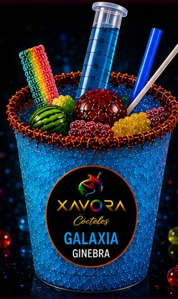 Cóctel Xavora Galaxia en color azul