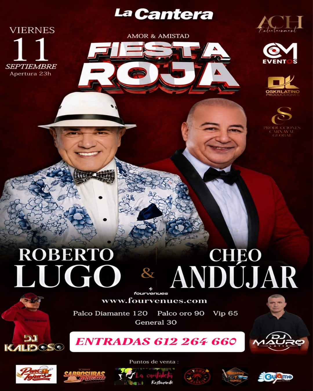 FIESTA ROJA – AMOR & AMISTAD